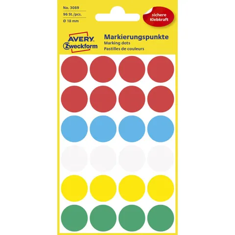 AVERY Zweckform Markierungspunkte, Durchmesser 18mm – Bild 3