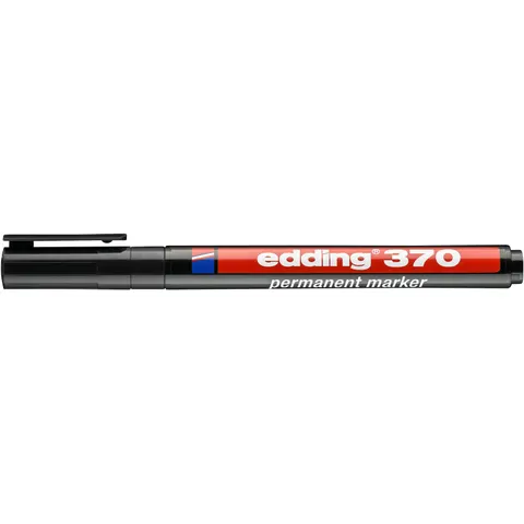 edding Permanentmarker 1.0 mm Schwarz – 089901 – Bild 2
