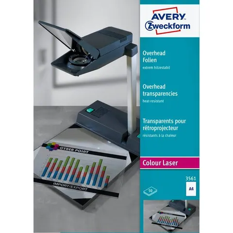 AVERY Zweckform Laserfolien 3561 transparent – Bild 3