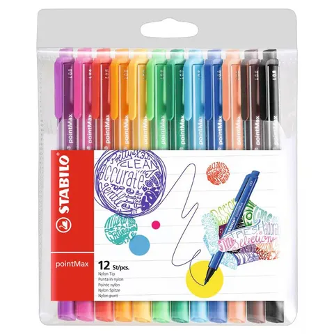 STABILO Fasermaler pointMax, 12er Kunststoffetui – Bild 3