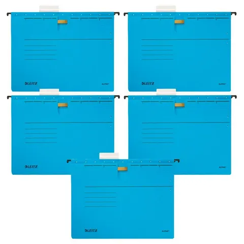 LEITZ Hängehefter ALPHA blau - 5 Stück – Bild 3