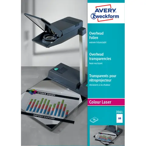 AVERY Zweckform Laserfolien 3561 transparent – Bild 2