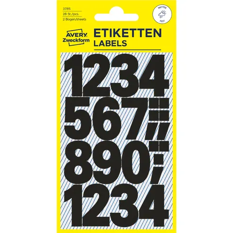 AVERY Zweckform Klebenummern Zahlen – Bild 2