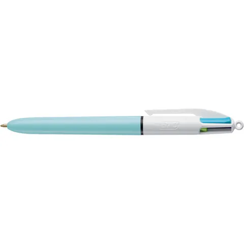 BIC 4-Farben-Kugelschreiber 4-Colours Fun hellblau – Bild 2