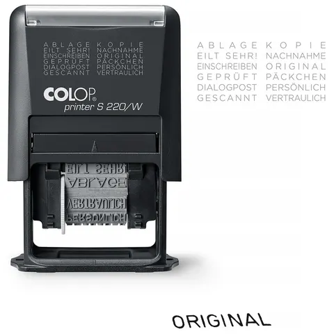 COLOP Textstempel Printer S 220/W N – Bild 2