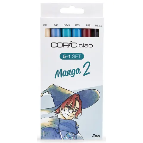 COPIC Marker ciao, 5+1 Set , Manga 2 – Bild 2