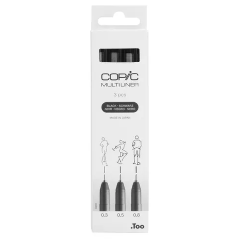 COPIC® Multiliner Fineliner Schwarz – 22075630 – Bild 2