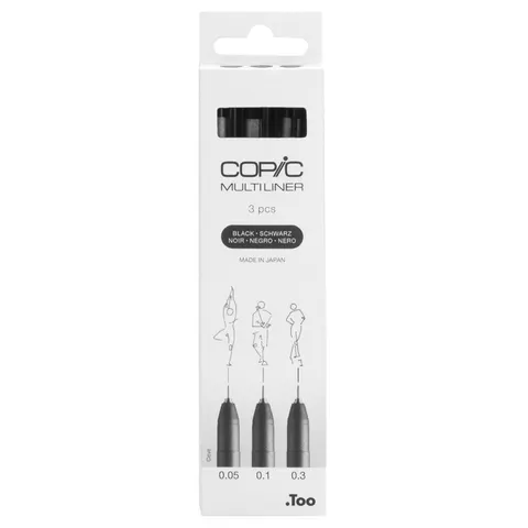 COPIC® Multiliner Fineliner Schwarz – 22075631 – Bild 2