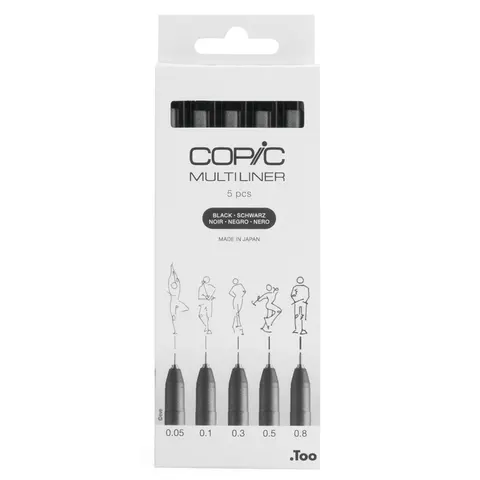 COPIC® Multiliner Fineliner Schwarz – 22075635 – Bild 2