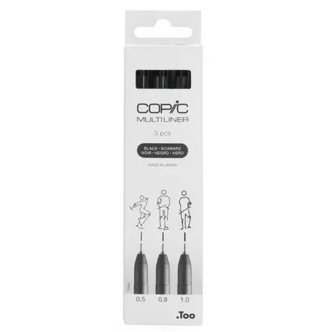 COPIC® Multiliner Fineliner Schwarz – 22075632 – Bild 2