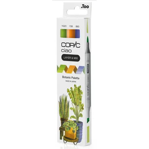COPIC Marker ciao, 3er Set , Botanic Palette – Bild 2