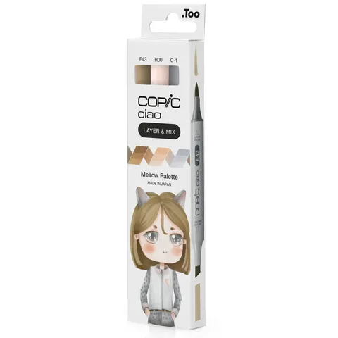 COPIC Marker ciao, 3er Set , Mellow Palette – Bild 2