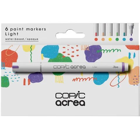 COPIC Marker acrea , Light, , 6er Set – Bild 2