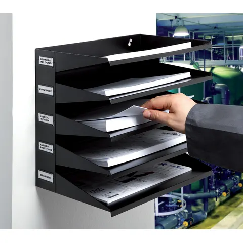 DURABLE Sortierstation DIN A4 quer 5-Fach schwarz – Bild 2
