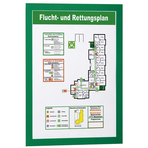 DURABLE Magnetrahmen DURAFRAME, DIN A4, dunkelblau – 487207 – Bild 2