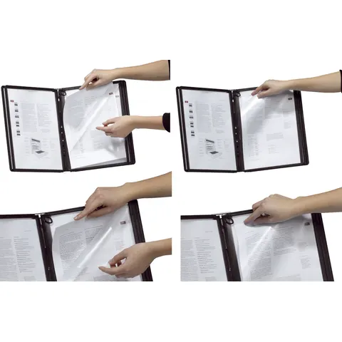 DURABLE Vollsichtreiter Kunststoff transparent – Bild 2