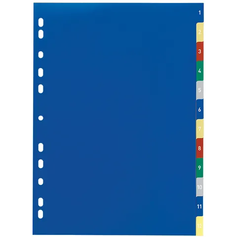 DURABLE Ordnerregister 1-12 - mehrfarbig – Bild 2