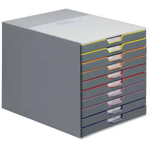 DURABLE Schubladenbox VARICOLOR 10, mit 10 Schubladen – Bild 2