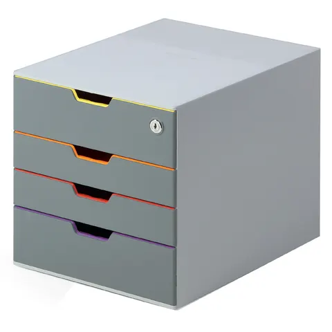 DURABLE Schubladenbox VARICOLOR 4 SAFE, mit 4 Schubladen – Bild 2