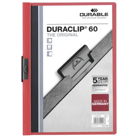 DURABLE Klemmhefter Duraclip DIN A4 dunkelblau – 223807 – Bild 2