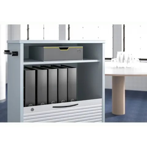DURABLE Schubladenbox VARICOLOR 1 SAFE, grau, abschließbar – Bild 2