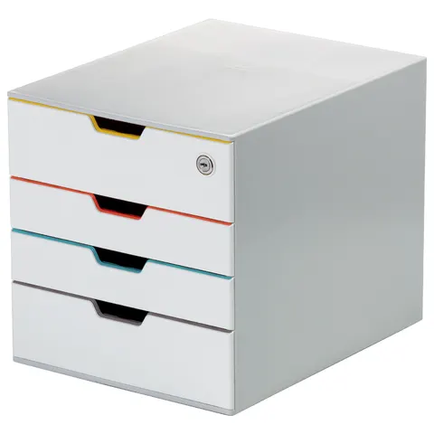 DURABLE Schubladenbox VARICOLOR MIX 4 SAFE, weiß – Bild 2