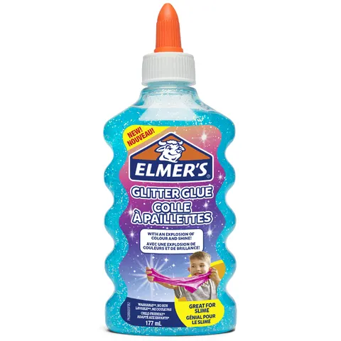 Elmers Glitzerkleber Blau 177ml – Bild 2