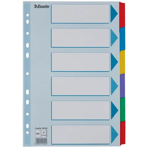 Esselte Ordnerregister Vollformat blanko DIN A4 – 100168 – Bild 2