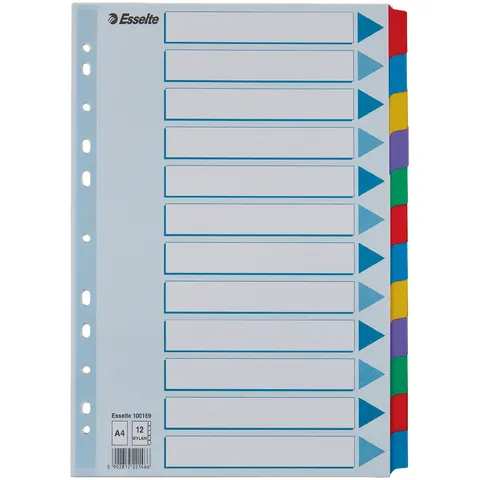 Esselte Ordnerregister Vollformat blanko DIN A4 – 100169 – Bild 2