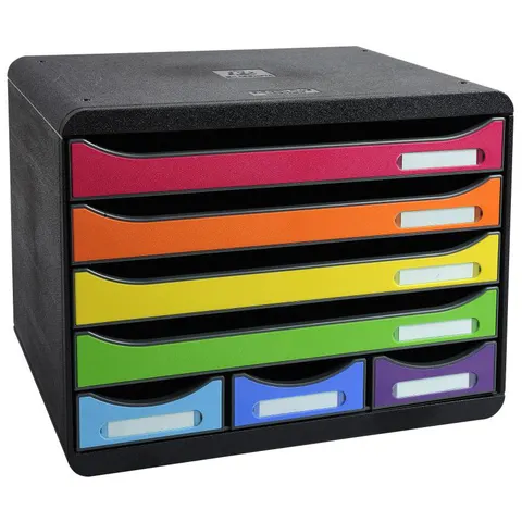 EXACOMPTA Schubladenbox STORE-BOX MINI, 7 Schübe, harlekin – Bild 2