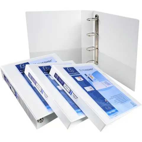 Exacompta Ringbuch Kreacover 9 cm, weiß – Bild 2