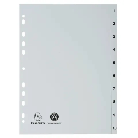 Exacompta Ordnerregister Vollformat 1-15 DIN A4 – Bild 2