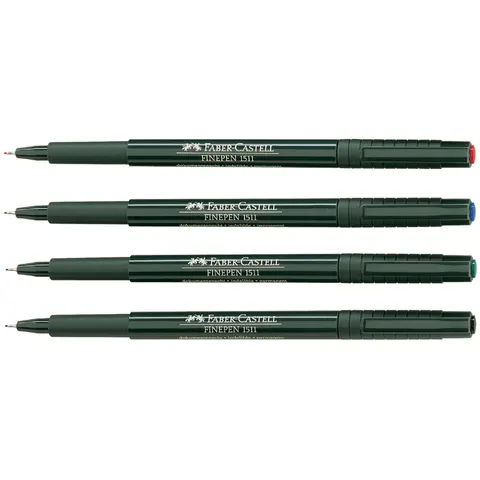 FABER-CASTELL Finepen 1511 - rot – Bild 2