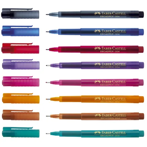 FABER-CASTELL Fineliner BROADPEN, schwarz – Bild 2