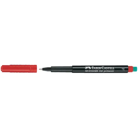 FABER-CASTELL Permanent-Marker MULTIMARK S, schwarz – Bild 2