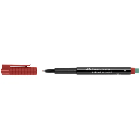 FABER-CASTELL Permanent-Marker MULTIMARK M, schwarz – Bild 2