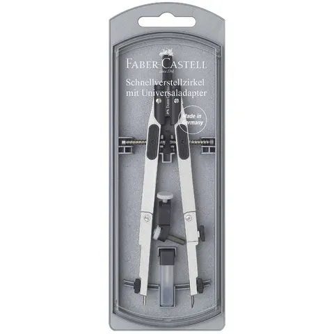 FABER-CASTELL Zirkel silber-schwarz – Bild 2