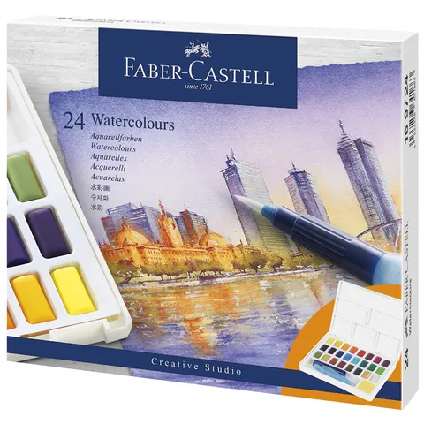 FABER-CASTELL Aquarellfarben farbsortiert – 641663 – Bild 2