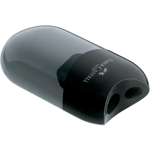 FABER-CASTELL Doppelspitzdose schwarz – Bild 2