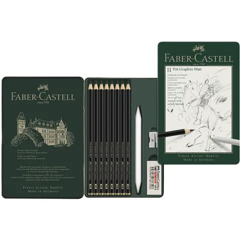 FABER-CASTELL Graphitstifte Pitt Graphite Matt 2B-14B – Bild 2