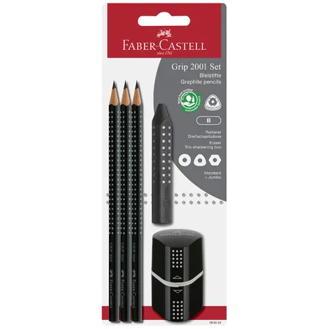 FABER-CASTELL Bleistift-Set GRIP 2001 – 800244 – Bild 2