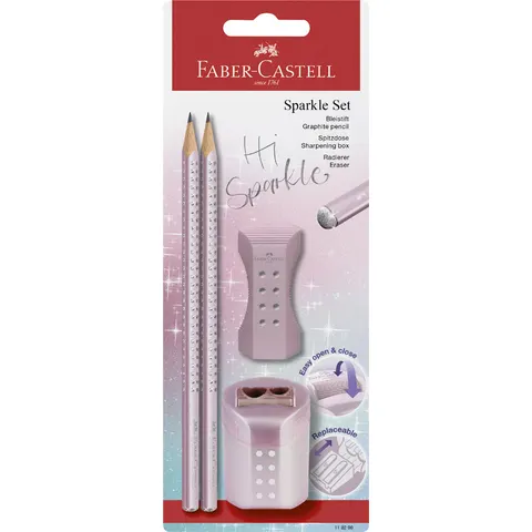 FABER-CASTELL Bleistift-Set Grip Sparkle – 182986 – Bild 2