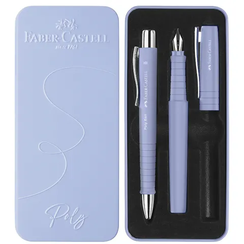 FABER-CASTELL Schreibset Poly Ball Pen pale iris – Bild 2