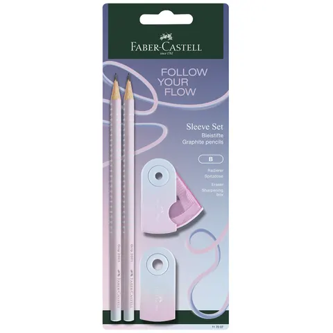 FABER-CASTELL Flow Edition Grip Set BK Blushing Sky – Bild 2