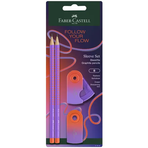 FABER-CASTELL Flow Edition Grip Set BK Punchy Melon – Bild 2