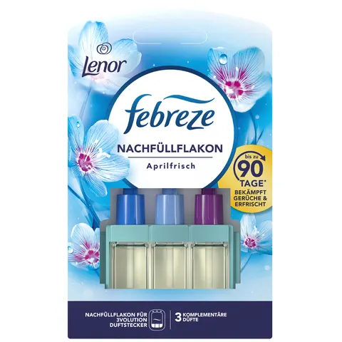 febreze Nachfüllflakon 3Volution, Lenor Aprilfrisch – Bild 3