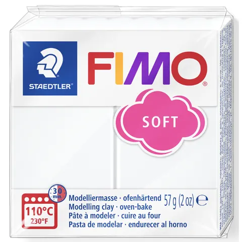 FIMO Mod.masse Fimo soft weiß – Bild 2