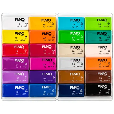 FIMO SOFT Modelliermasse-Set , Basic, , 24er Set – Bild 2
