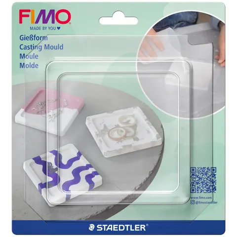 FIMO Gießform Schale viereck – Bild 2