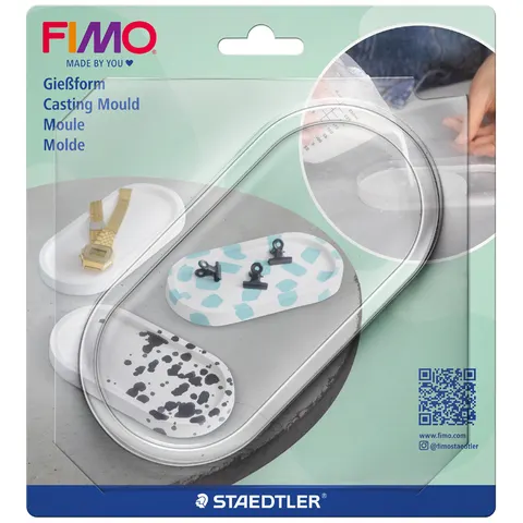 FIMO Gießform Schale oval – Bild 2